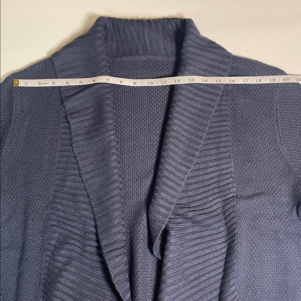Open Front Navy Cardigan - Picture 7 of 10